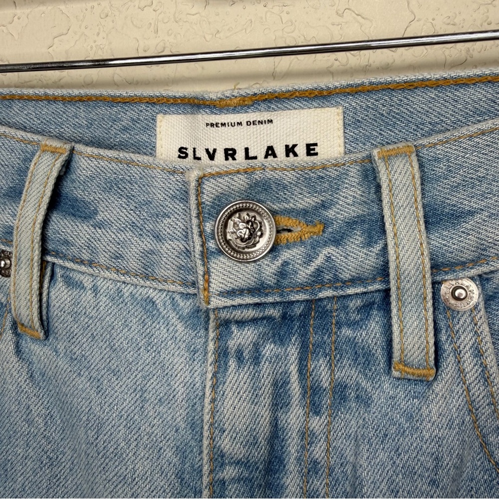 SLVRLAKE Charlotte High Rise Bootcut Jeans Pacific - Picture 6 of 12